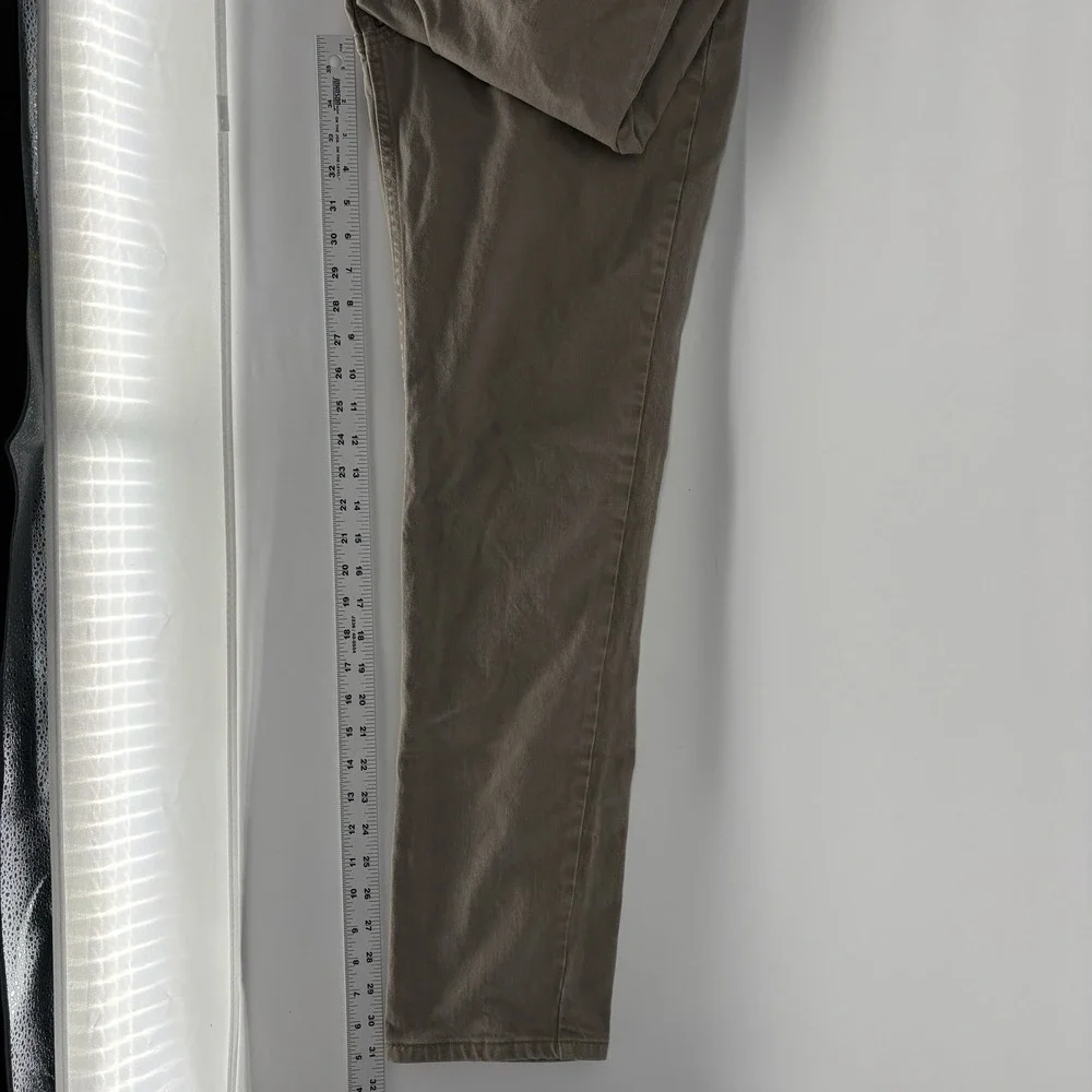 Levis 511 Jeans Slim Straight Tan Stretch Pants Preppy Office Men 33X32 (33X31)